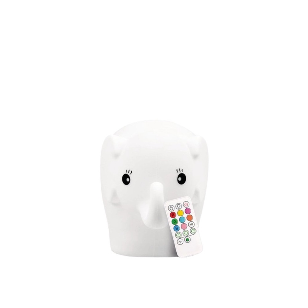 Lumipets Night Light Portable Elephant. Changes Multi Colors.